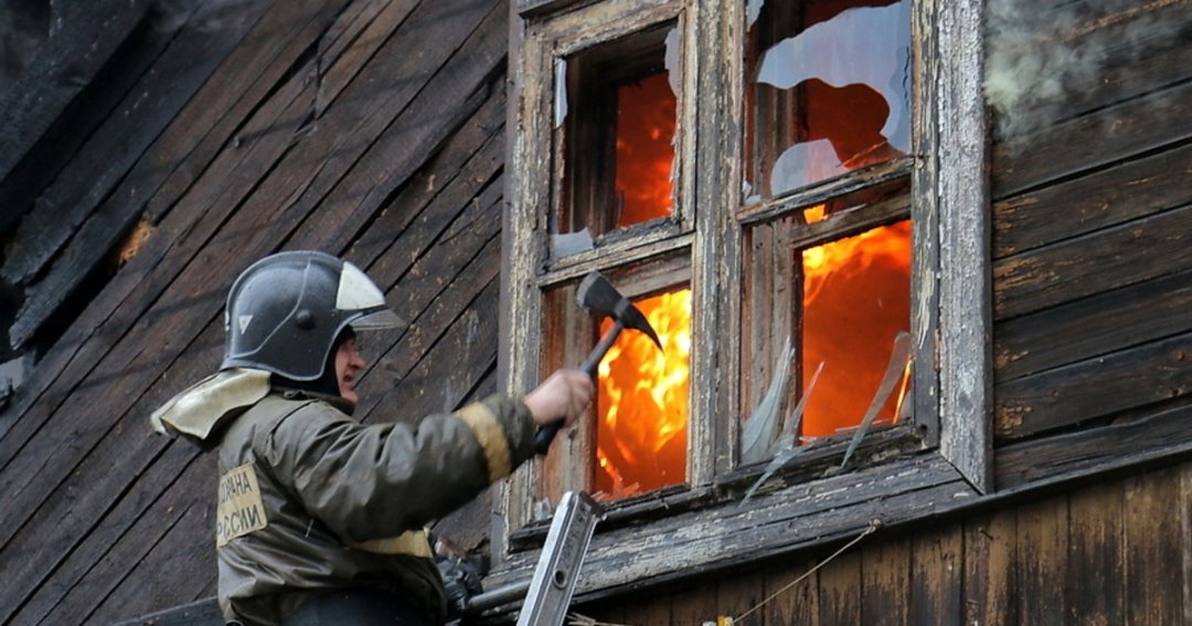 Пожар в садовом доме в городском округе Рузский